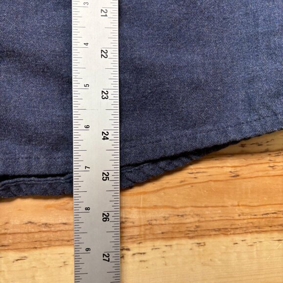 Stio Shirt Womens Small Blue Dovetail Flannel Button Up Long Sleeve Outdoors - Picture 7 of 12